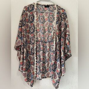 Mittoshop Multicolor Paisley Kimono Top